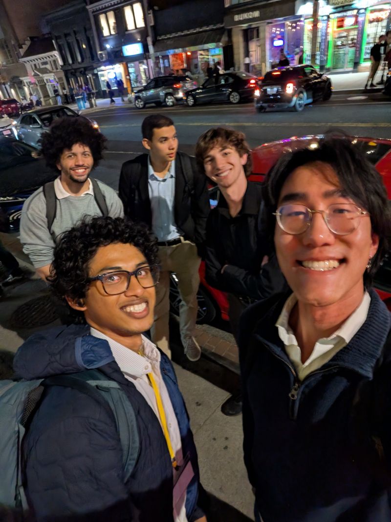 Students gathered outside during DCMC 1.0