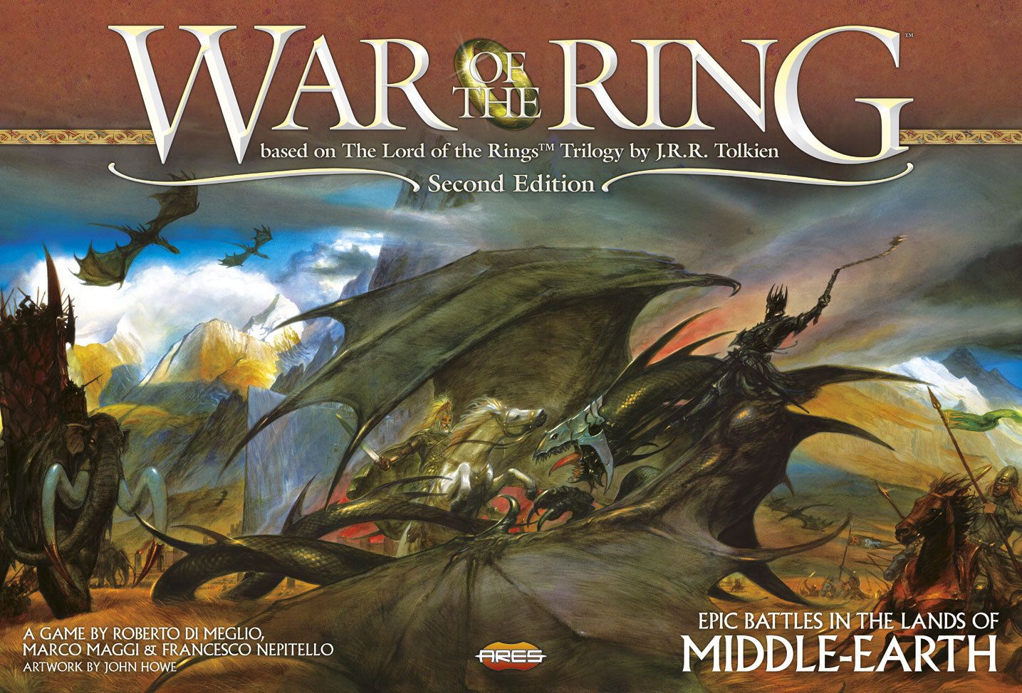 War of the Ring: Second Edition board game cover